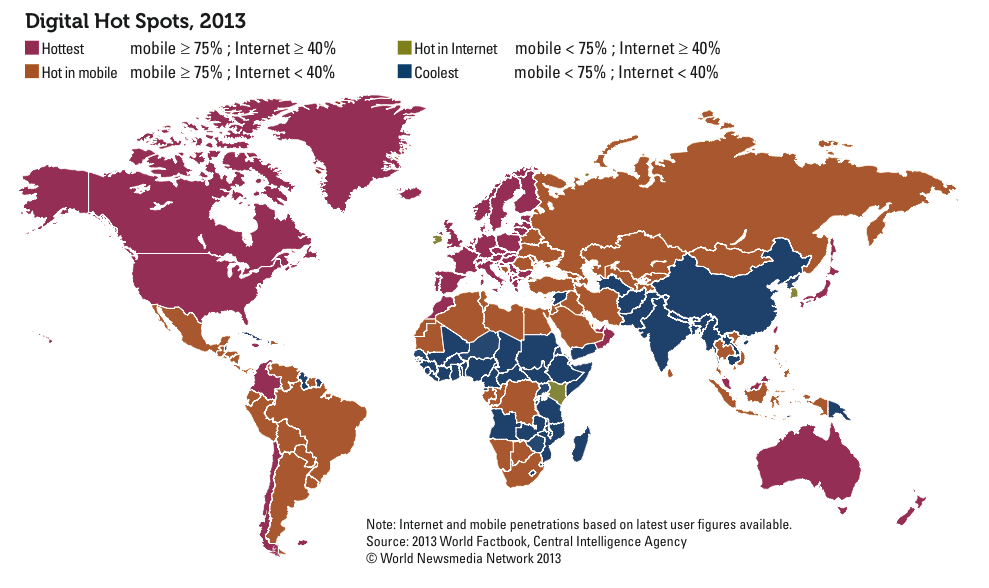 Asia a Digital Hot Spot, Hottest for&nbsp;Mobile