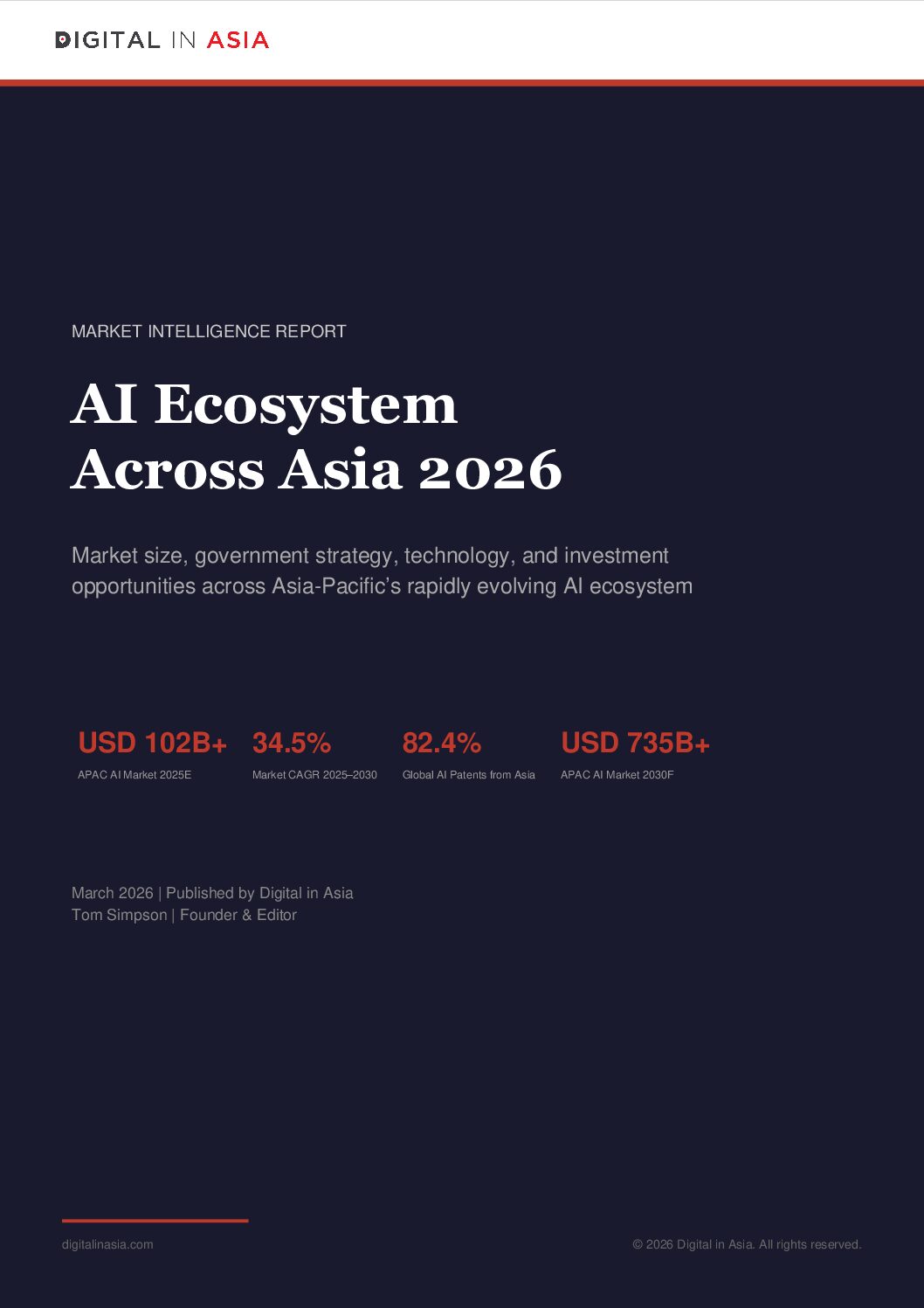 AI Ecosystem Across Asia 2026 Report Cover