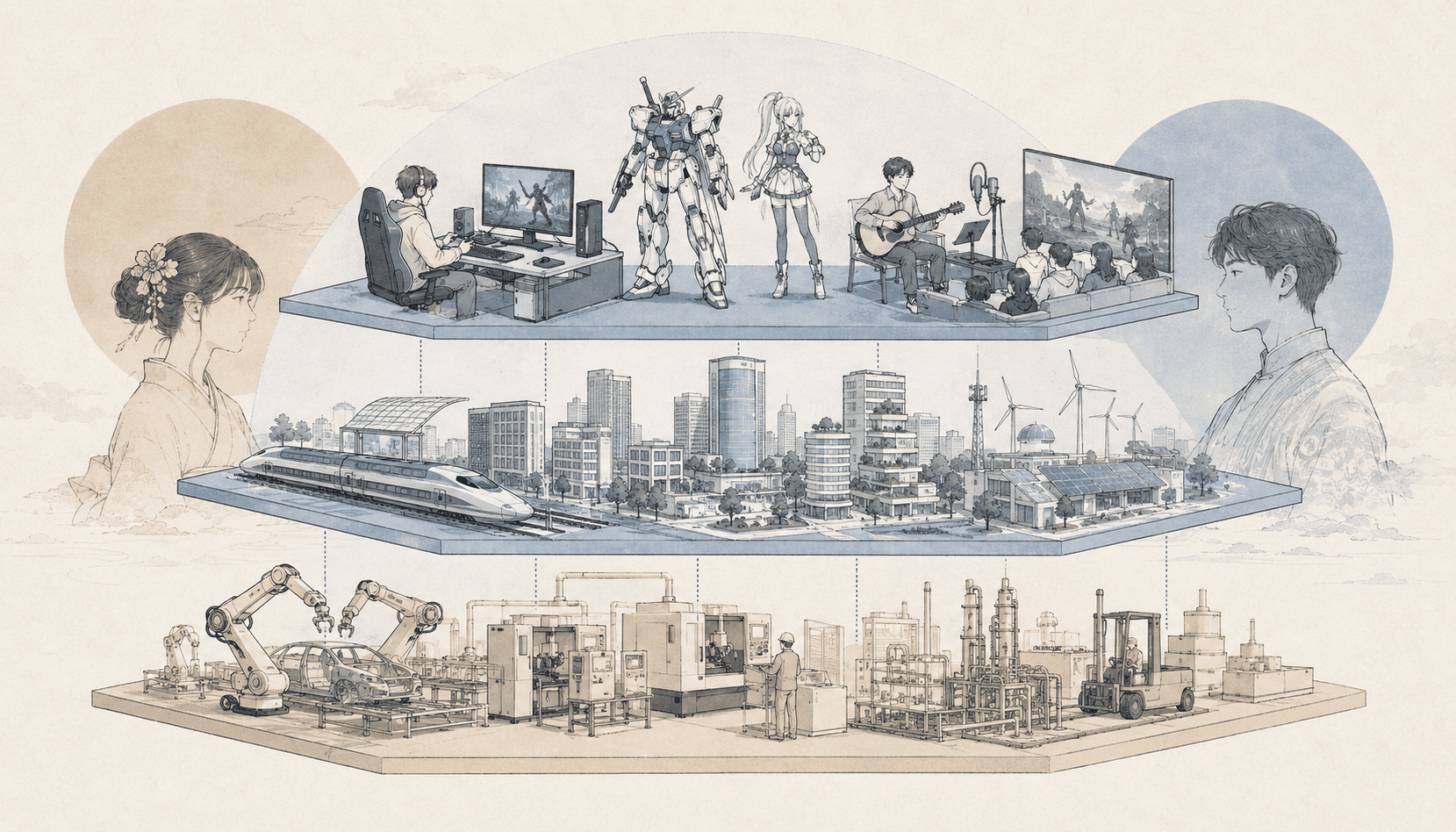 Japan-Thailand industry meets soft power illustration