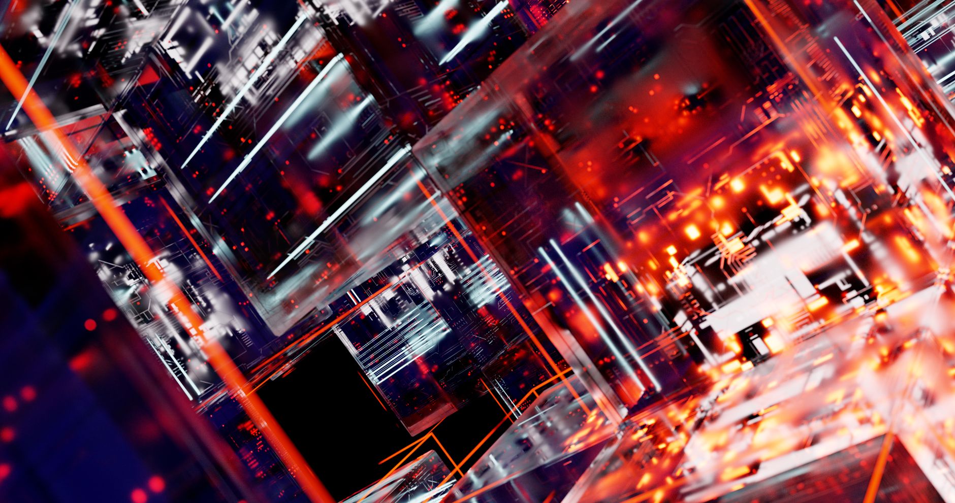 futuristic cyber digital matrix background